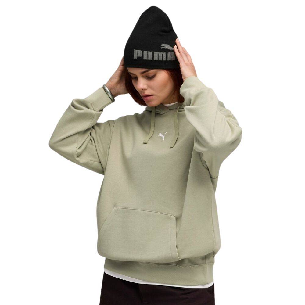 PUMA ESS PUMA LOGO OVERSIZED HOODIE FL