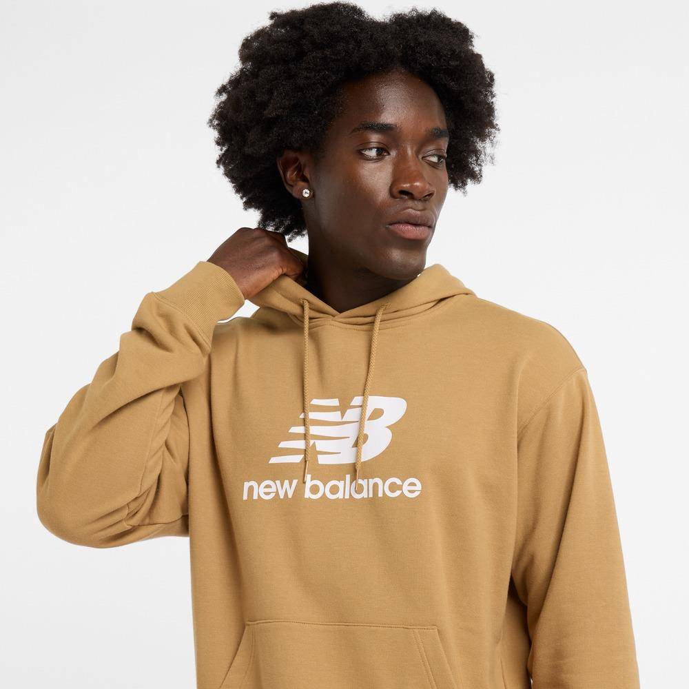 NEW BALANCE STACKED LOGO FRENCH TERRY HOODIE
