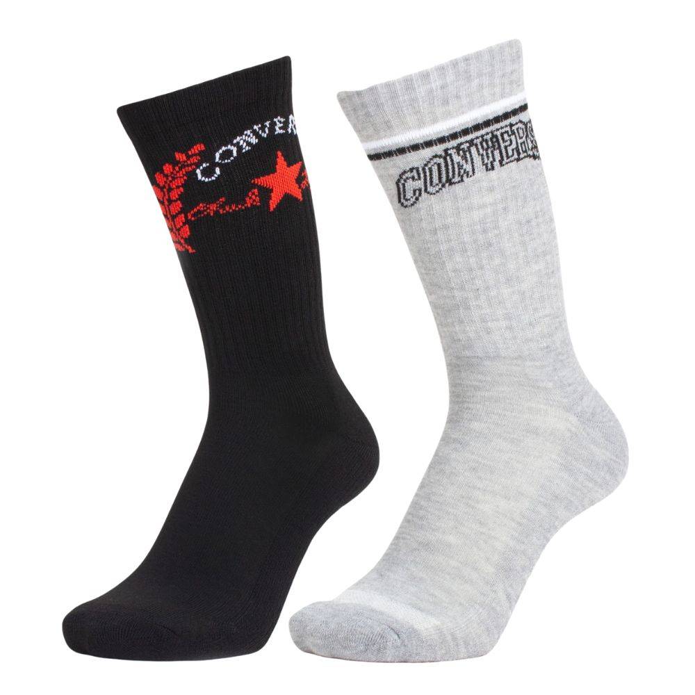 CONVERSE CREW 2-PAIRS SOCKS