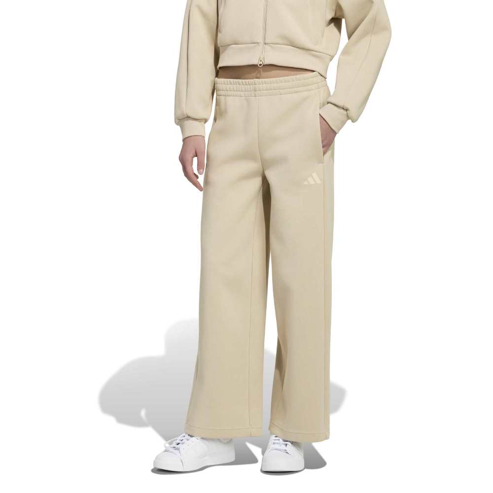 ADIDAS GIRLS FUTURE ICONS 3 STRIPES WIDE LEG PANTS
