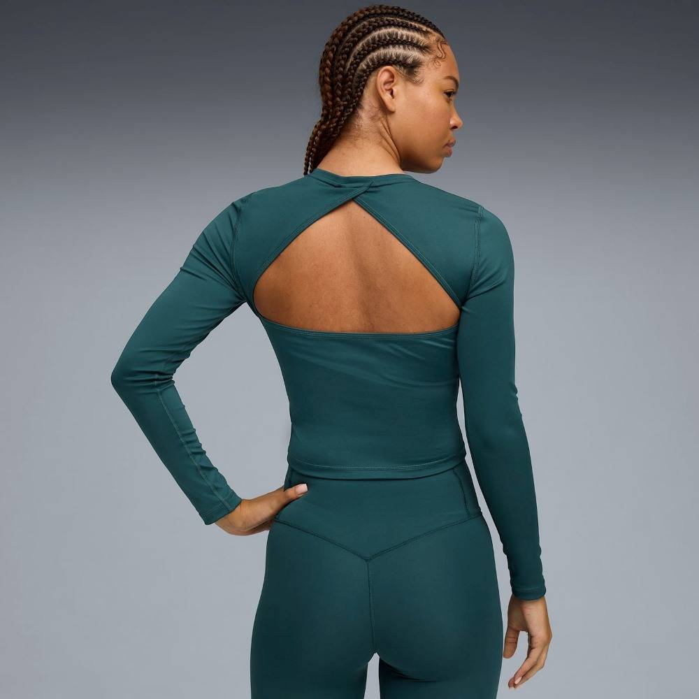 PUMA W GREEN TERRAINS LONG SLEEVE