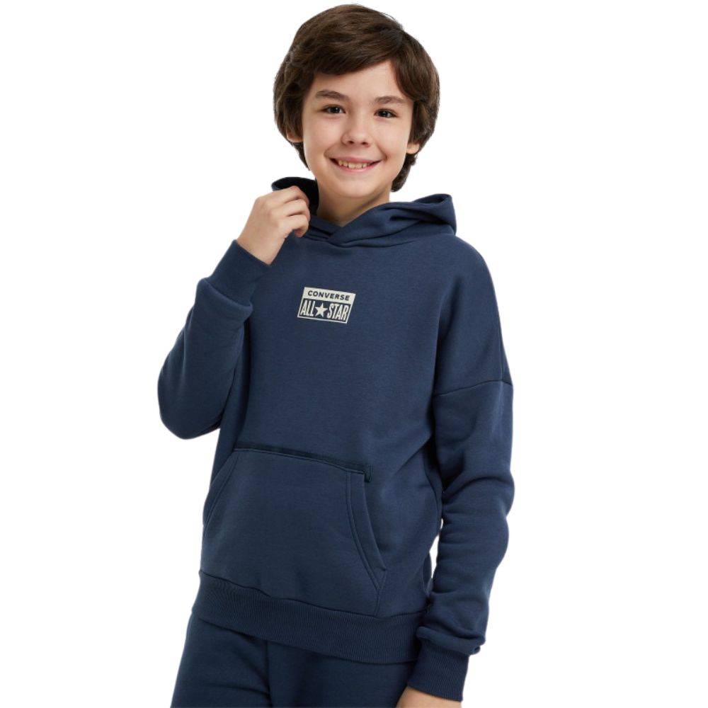 CONVERSE YOUTH FLEECE PULLOVER HOODIE