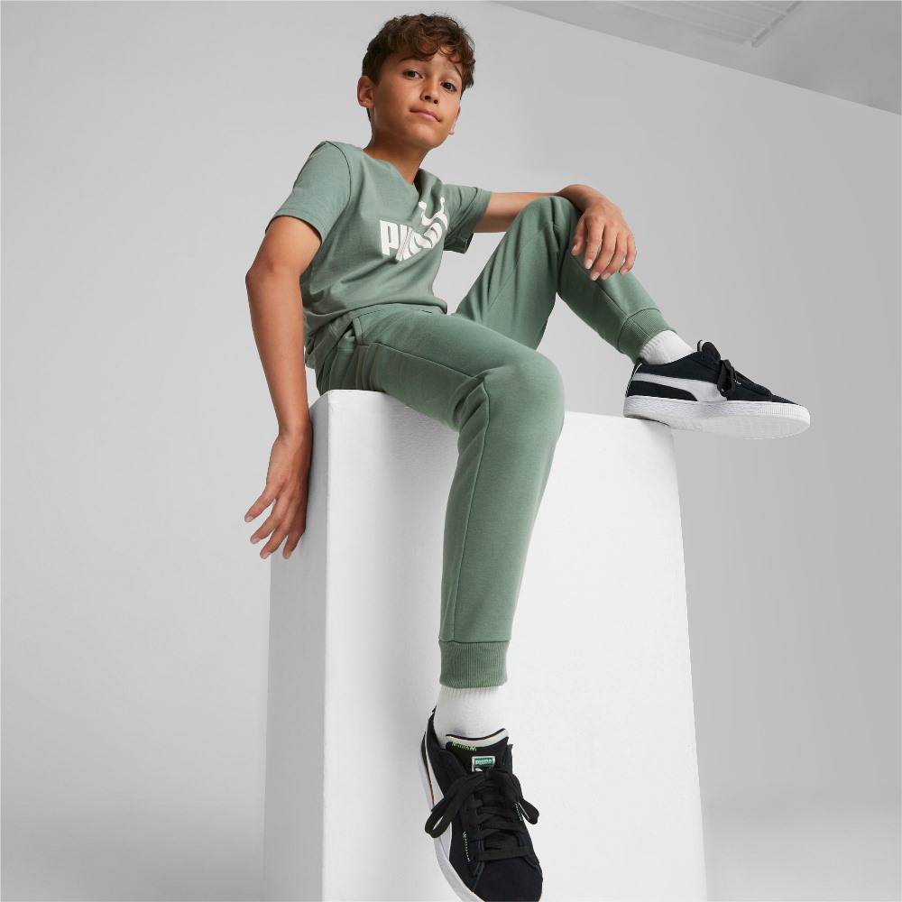 PUMA ESSENTIALS LOGO YOUTH PANTS