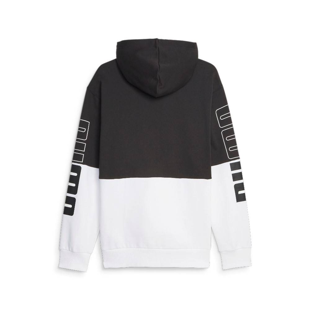 PUMA POWER COLORBLOCK FLEECE HOODIE