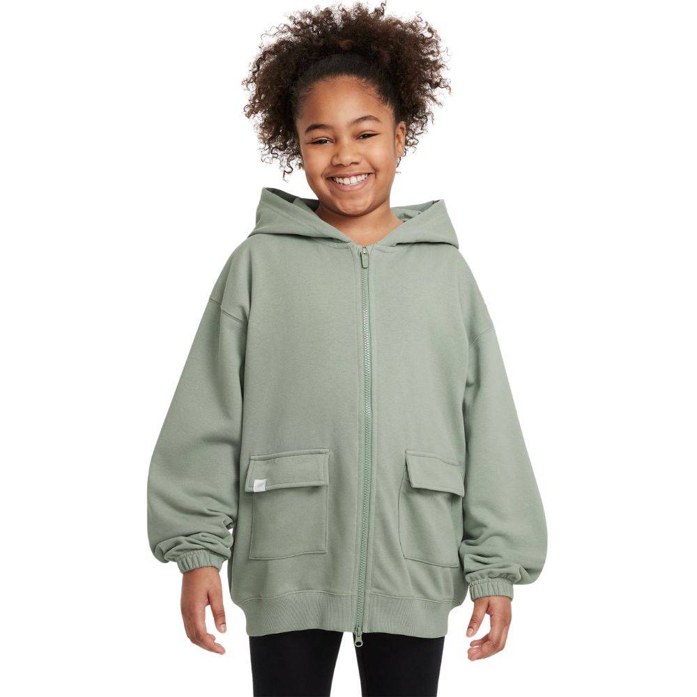 NIKE GIRLS NSW OVERSIZED FLEECE HOODIE