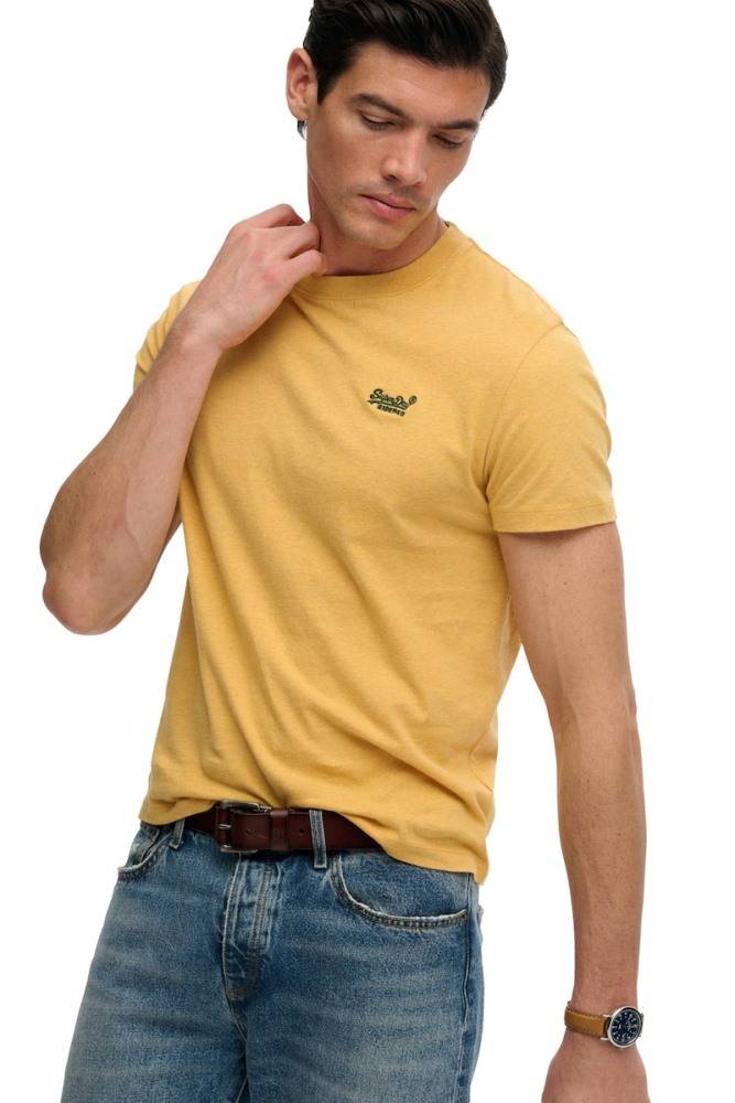 SUPERDRY ORGANIC COTTON ESSENTIAL LOGO EMBROIDERED TEE