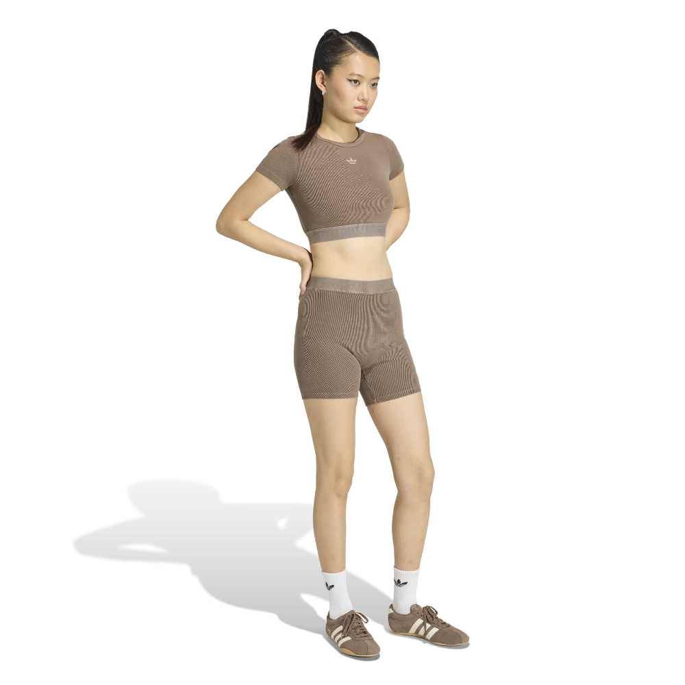 ADIDAS ORIGINALS ESSENTIALS RIB TIGHTS 1/4 WASHED