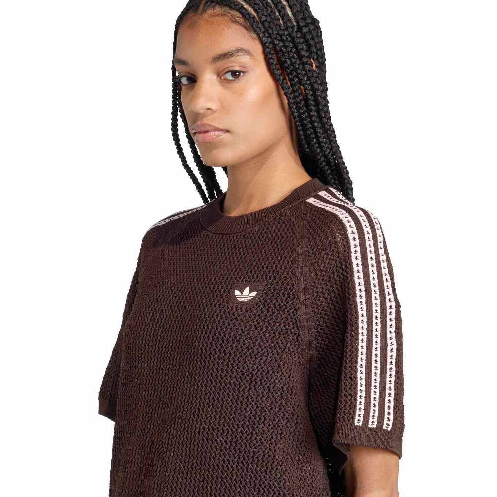 ADIDAS ORIGINALS KNITTED CROCHET DRESS