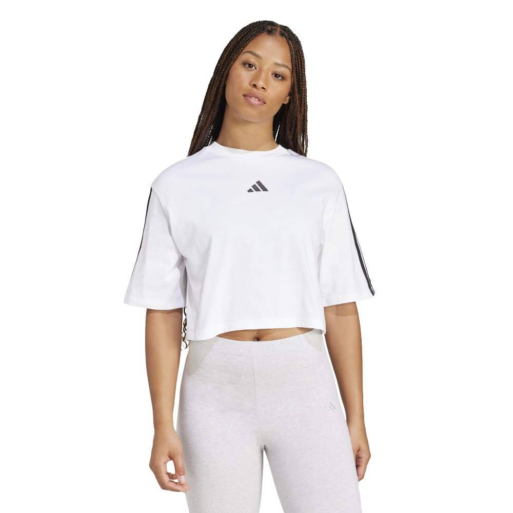 ADIDAS ESSENTIALS 3-STRIPES COTTON LOOSE T-SHIRT