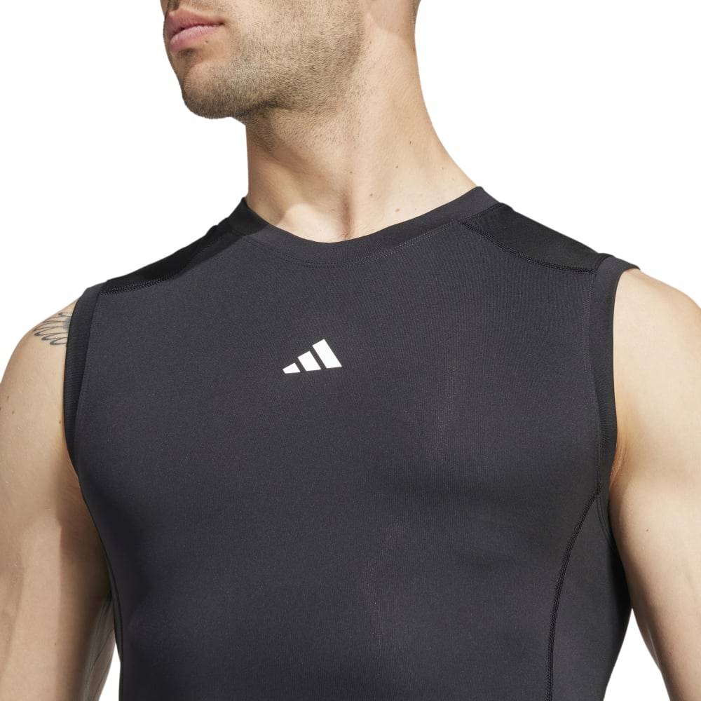 ADIDAS M TECHFIT COMPRESSION TRAINING SLEEVELESS T-SHIRT