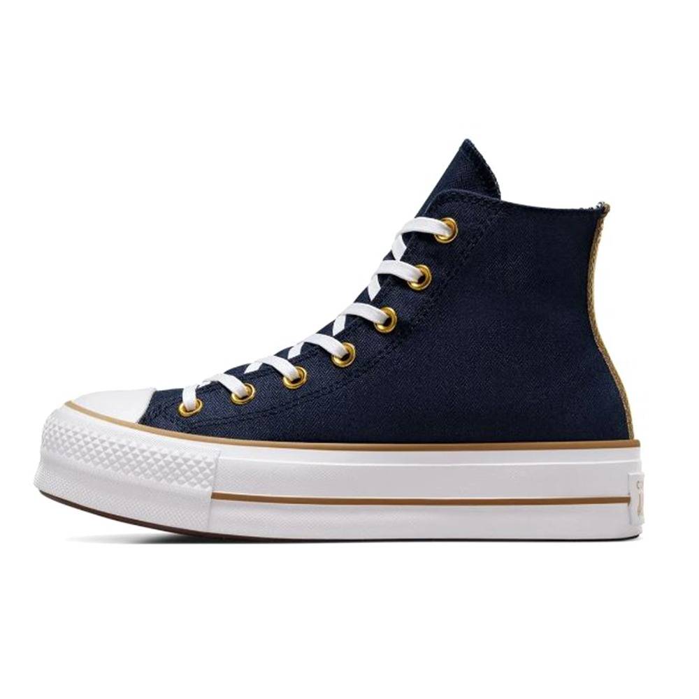CONVERSE ALL STAR LIFT PLATFORM HERRIGBONE STRIPE