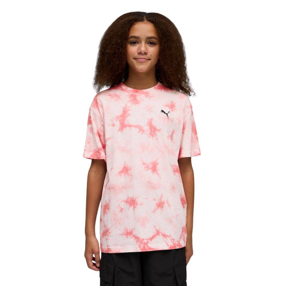 PUMA ESS ELEVATED RELAXED TIE-DYE TEE