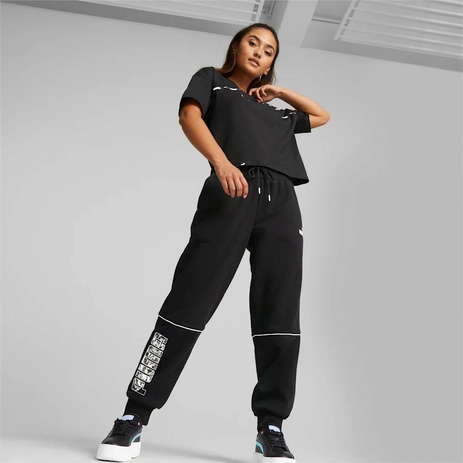 PUMA POWER SAFARI WOMENS HIGH-WAIST PANT
