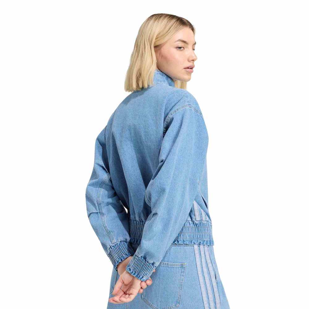 ADIDAS STADIUM WASHED DENIM LOOSE FIT JACKET