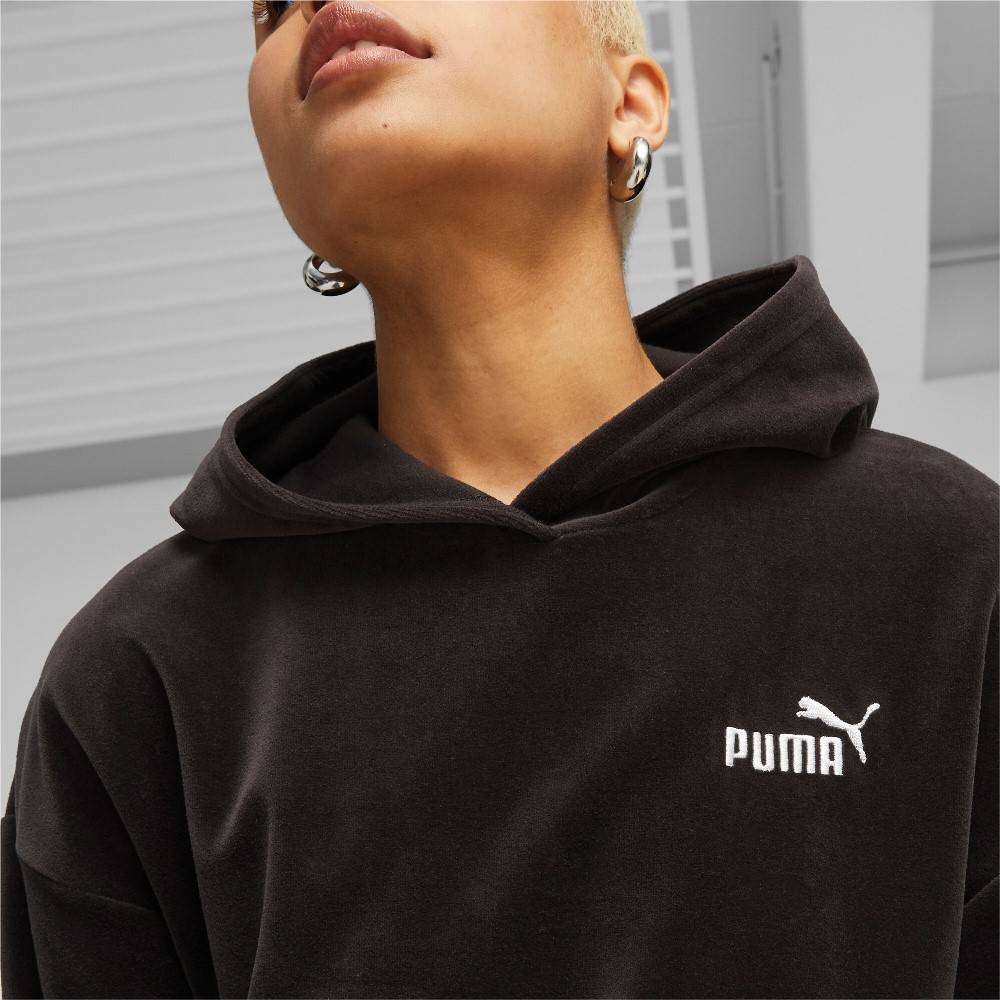 PUMA ESS ELEVATED VELOUR HOODIE