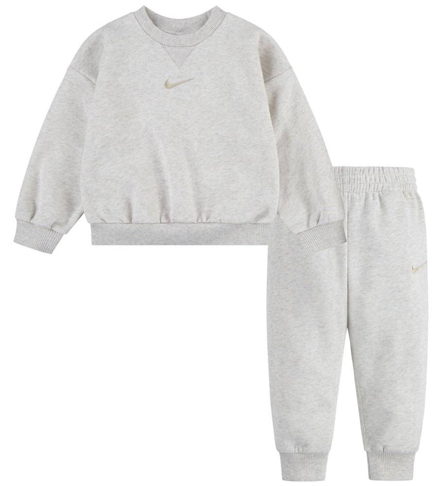 NIKE LITTLE KIDS ESSENTIAL FLEECE CREW SET