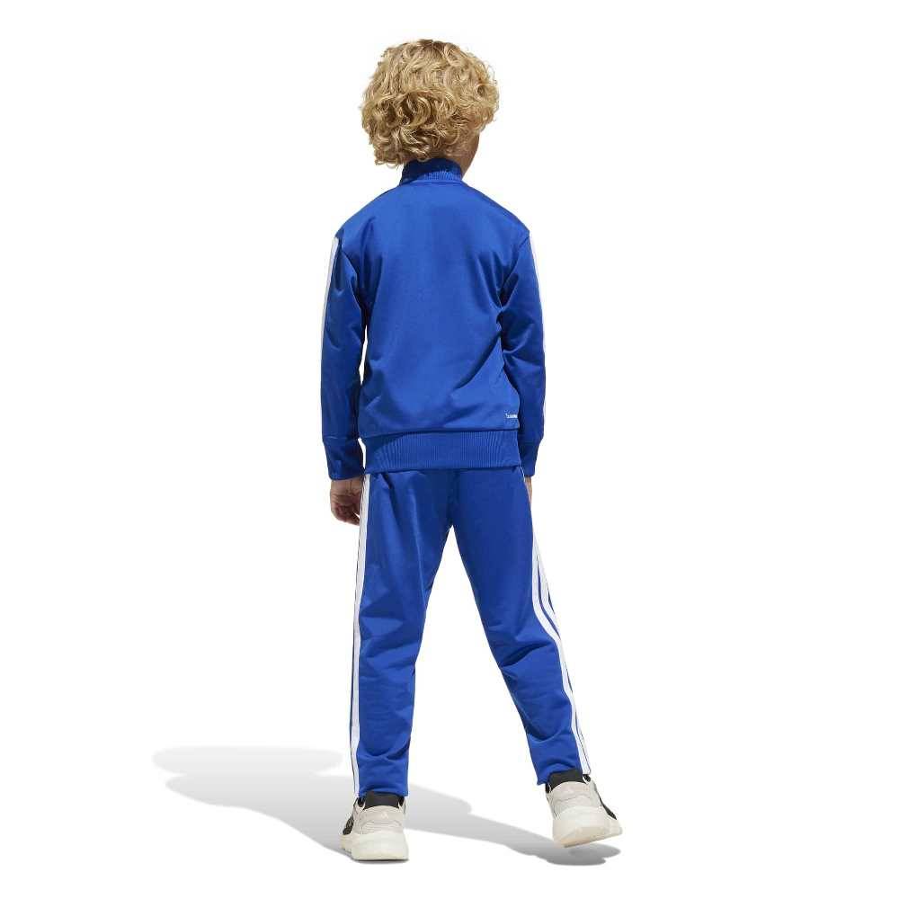 ADIDAS LITTLE KIDS SEASONAL ESSENTIALS TIBERIO 3 STRIPES TRICOT TRACKSUIT