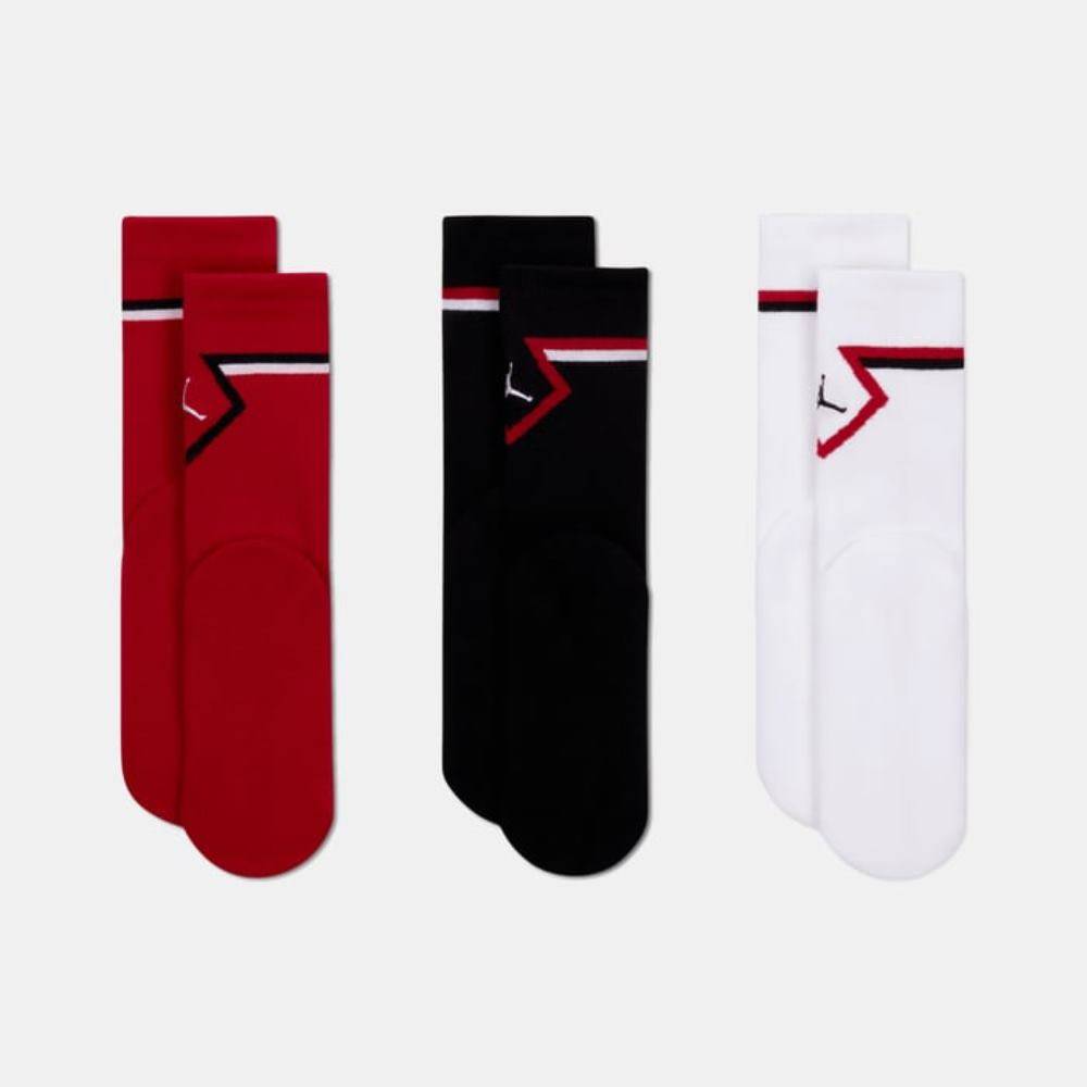 NIKE JORDAN DIAMOND 3PK CREW SOCKS