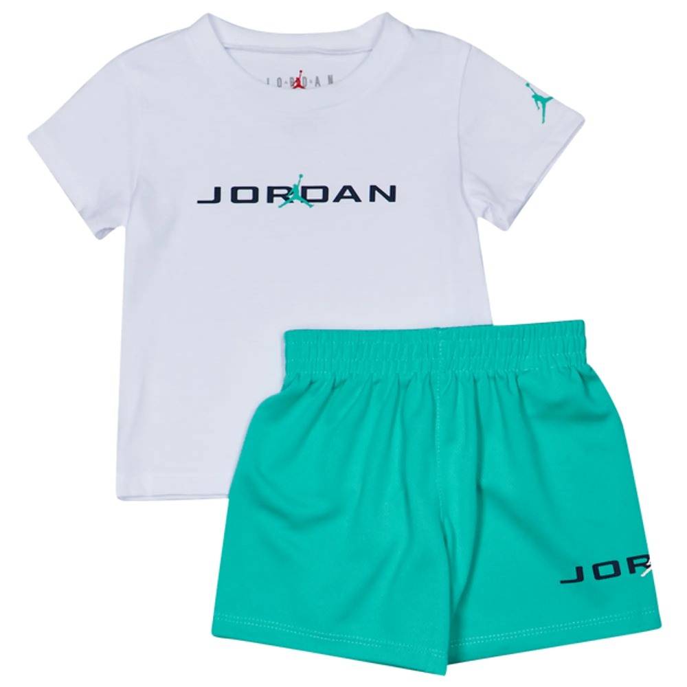 NIKE JORDAN LITTLE KIDS MJ BASELINE MESH SHORT SET