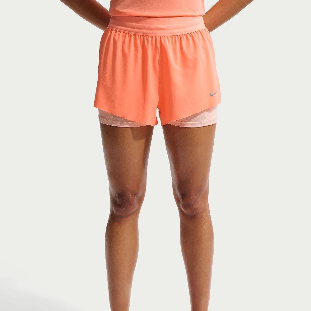 NIKE SWIFT DRI-FIT MID-RISE 2-IN-1 RUN SHORT