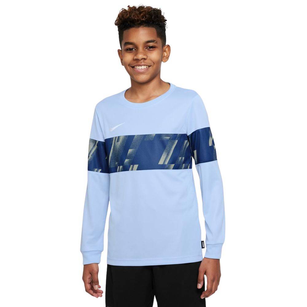 NIKE FC YOUTH DRI-FIT LIBERO LONG-SLEEVE GRAPHIC TEE