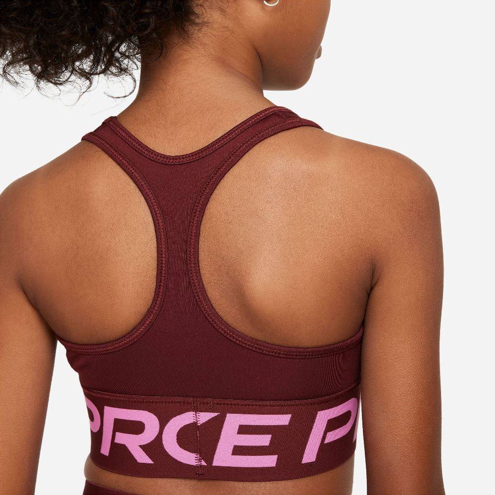 NIKE PRO GIRLS DRI-FIT  SWOOSH BRA