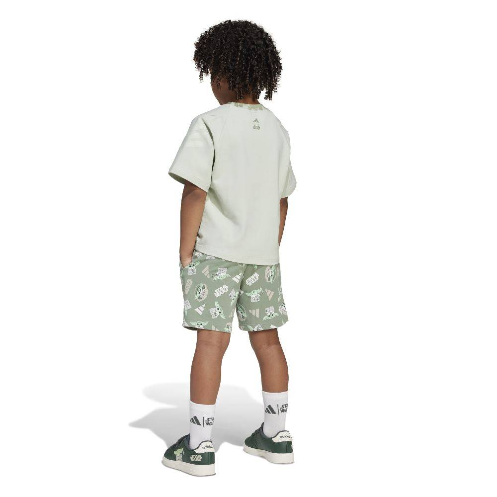 ADIDAS LITTLE KIDS STAR WARS MANDALORIAN T-SHIRT SET