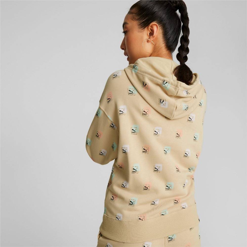 PUMA BRAND LOVE ALL-OVER-PRINT HOODIE