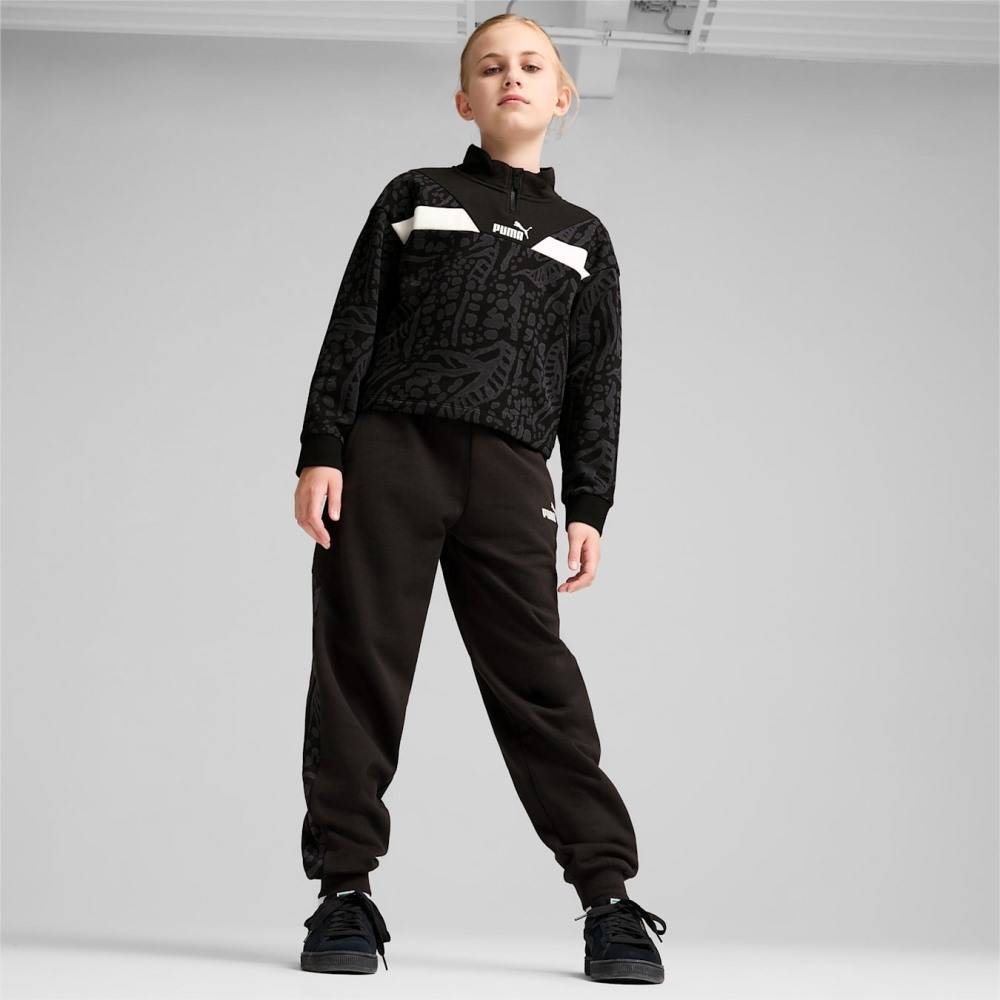 PUMA POWER HYPERNATURAL AOP HALF-ZIP FL G
