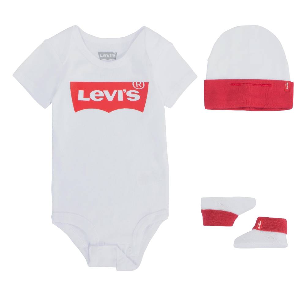 LEVIS BATWING ONESIE HAT BOOTIE