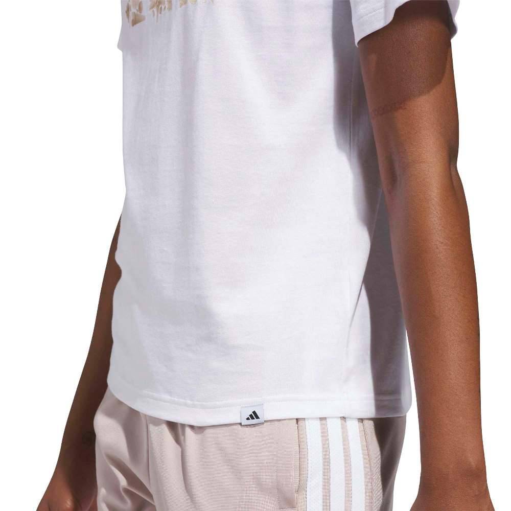 ADIDAS IRIDESCENT SHELLS BIG LOGO GRAPHIC T-SHIRT