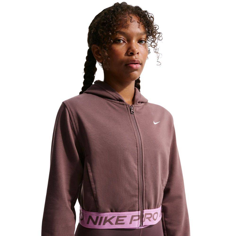 NIKE PRO DRI-FIT FULL-ZIP GIRL HOODIE