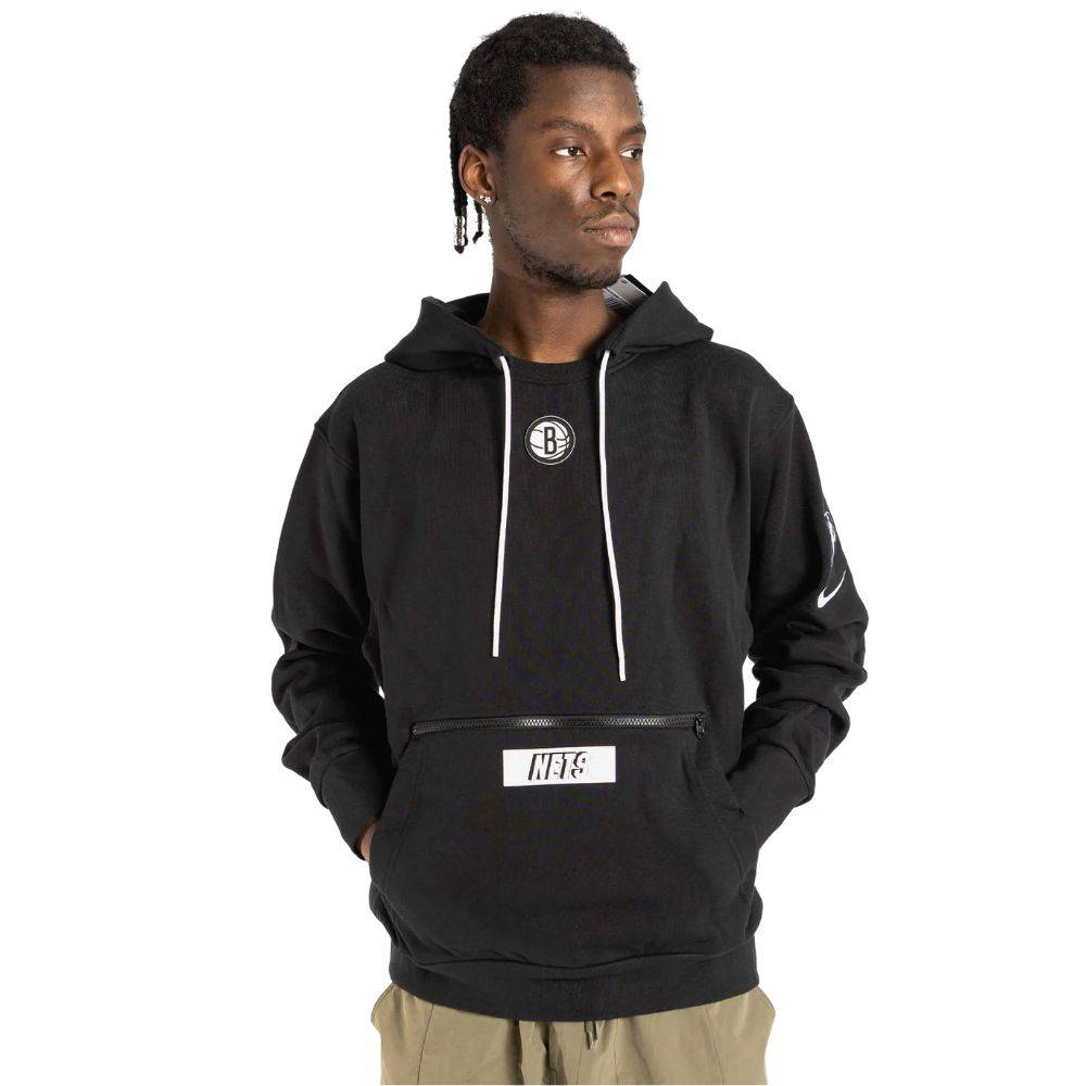 NIKE NBA BROOKLYN NETS COURTSIDE FLEECE HOODIE