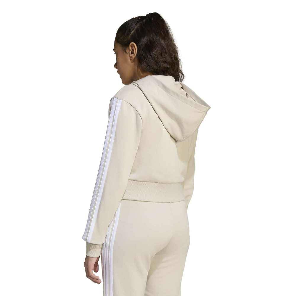 ADIDAS GIRLS ESSENTIALS FULL ZIP HOODIE