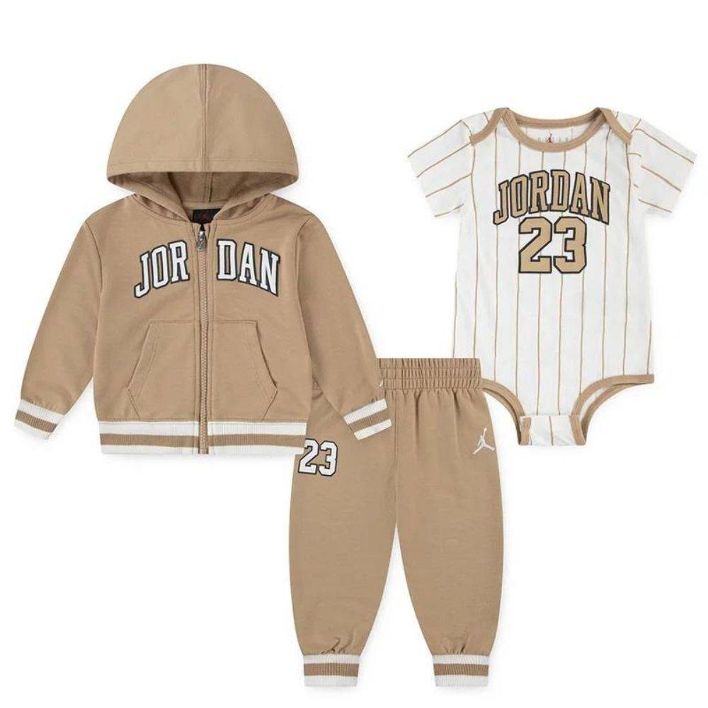 NIKE JORDAN INFANT MJ 23 JERSEY FZ SET