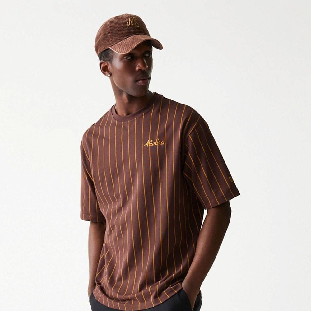 NEW ERA PINSTRIPE OVERSIZED TEE