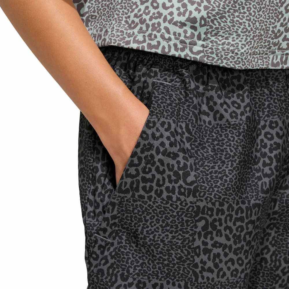 ADIDAS GIRLS SPORT ICONS ALLOVER PRINTED SHORTS