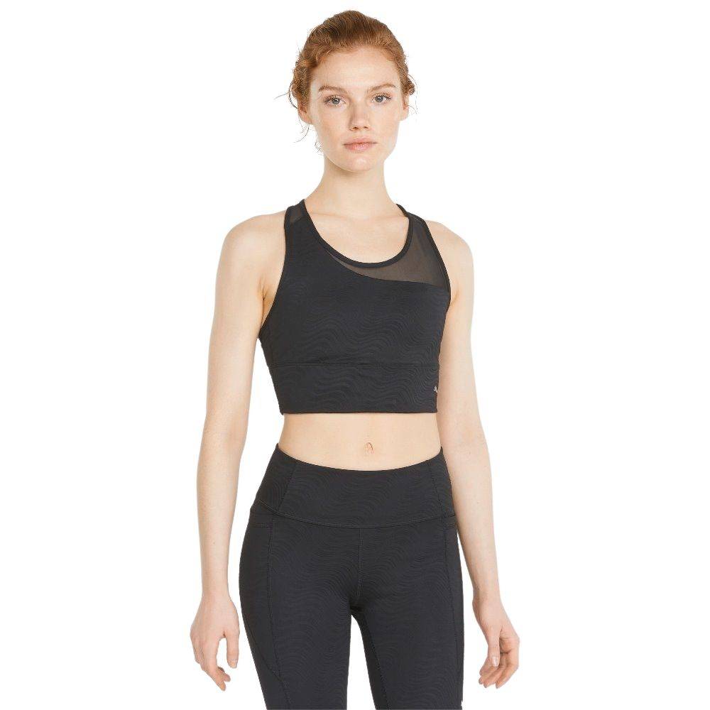 PUMA MID IMPACT FLAWLESS WOMENS BRA TOP