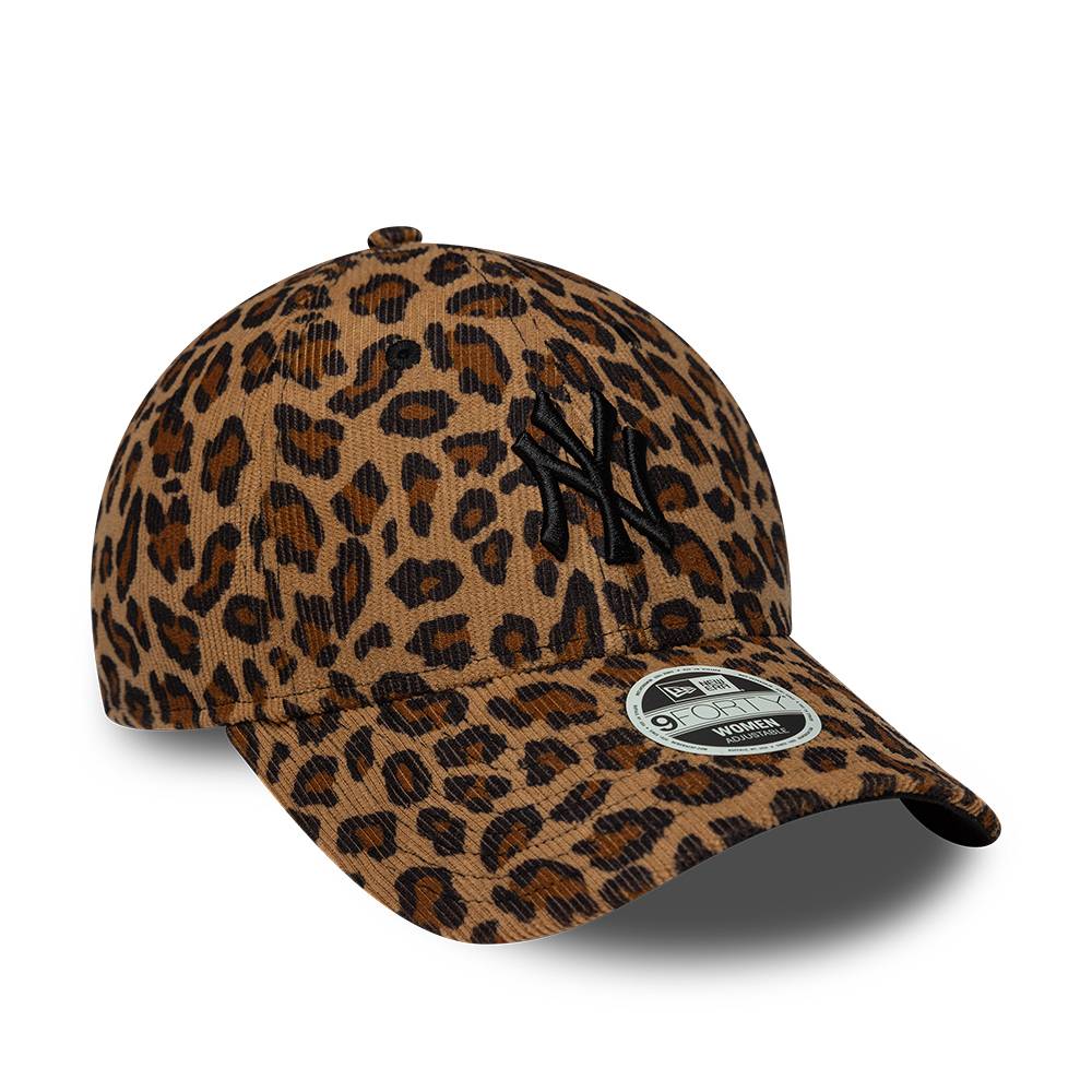 NEW ERA WMNS LEOPARD CORD 9FORTY NEW YORK YANKEES