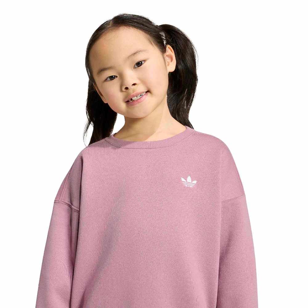 ADIDAS ORIGINALS LITTLE KIDS LOOSE CREW WIDE LEG PANTS SET