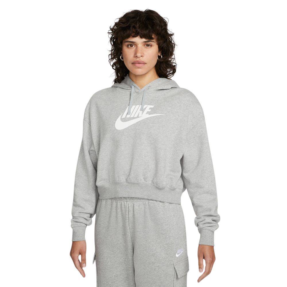 NIKE CLUB FLEECE OVERSIZED CROPPED HOODIE
