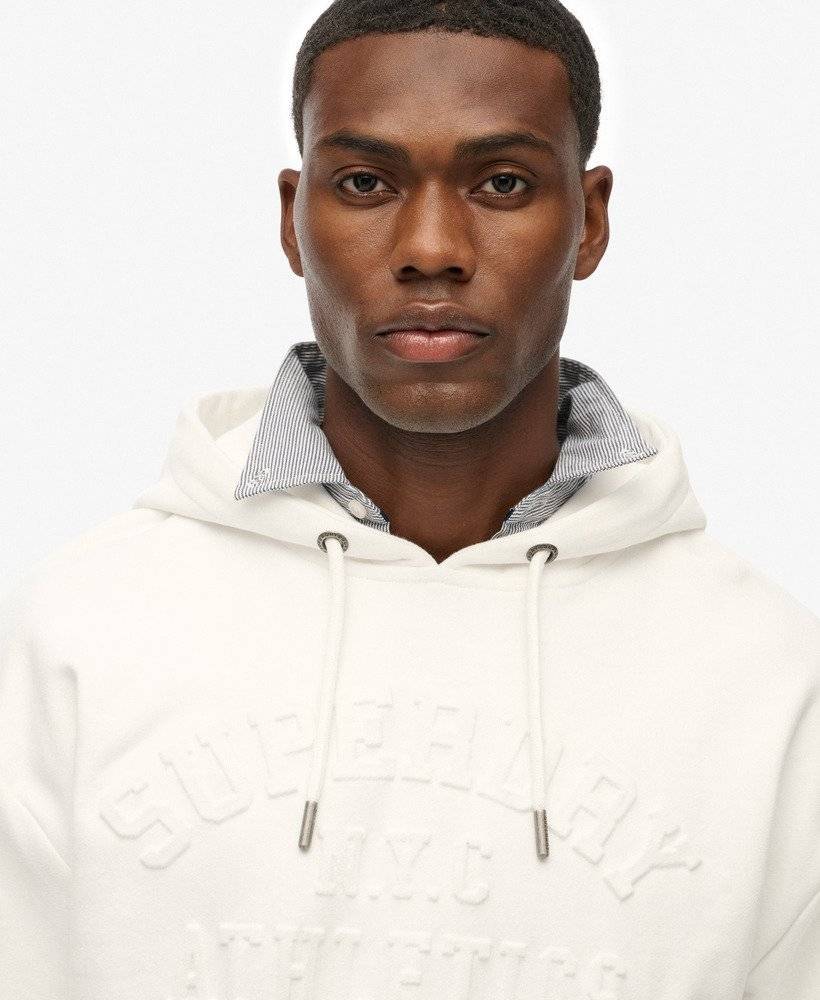 SUPERDRY ATHLETIC EMBOSS OVERSIZED HOOD