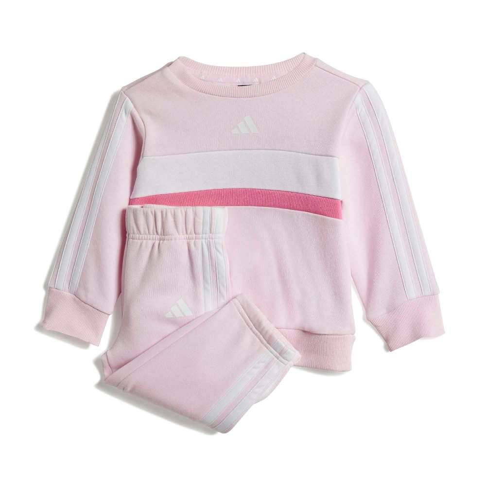 ADIDAS INFANT SEASONAL ESSENTIALS TIBERIO 3 STRIPES FLEECE CREW SET