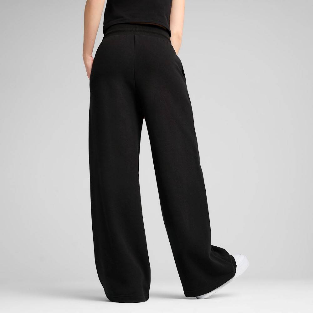PUMA WARDROBE ESS RELAXED WIDE LEG SWEATPANTS TR