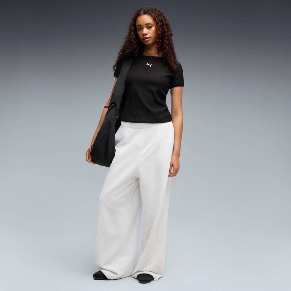 PUMA ESS SLOUCHY PINTUCK PANTS TR