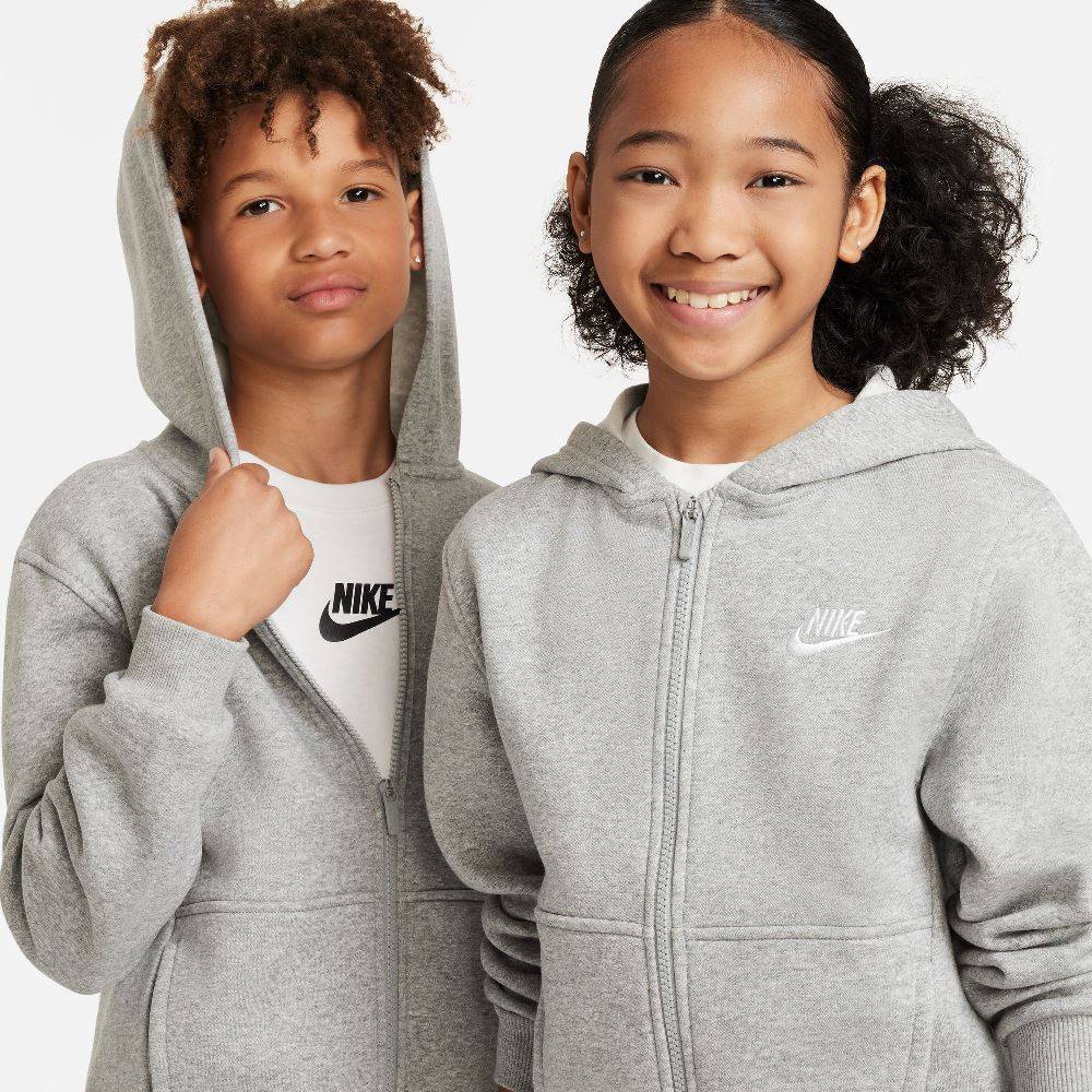 NIKE KIDS SPORTSWEAR CLUB FLC FULL-ZIP HOODIE