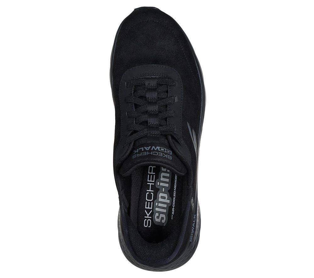 SKECHERS SLIP-INS: GO WALK FLEX - SUEDE BUNGEE