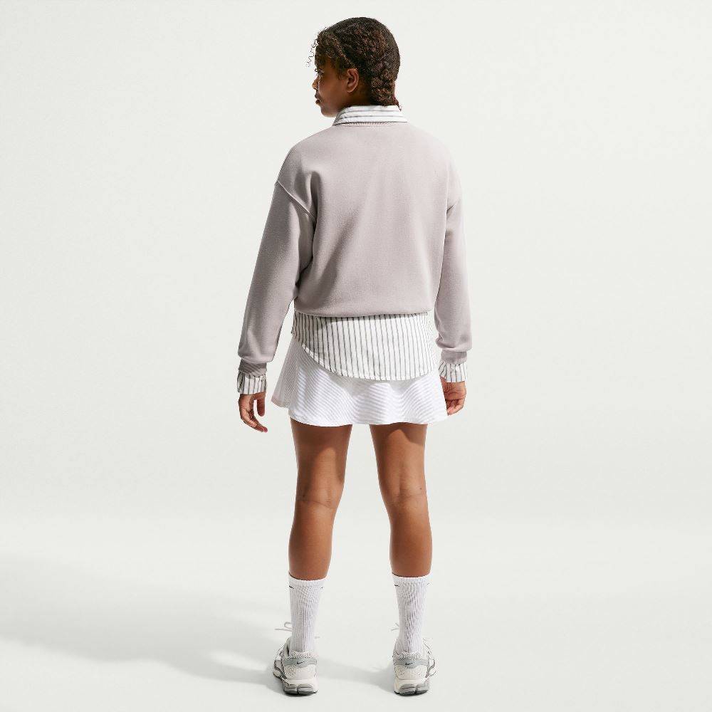 NIKE STUDIO GIRLS OVERSIZED FLEECE BOXY CREW