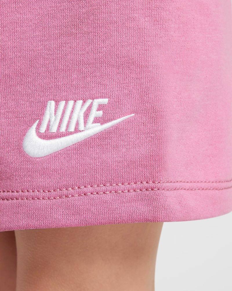 NIKE LITTLE GIRLS CLUB LBR KNIT SHORT SET