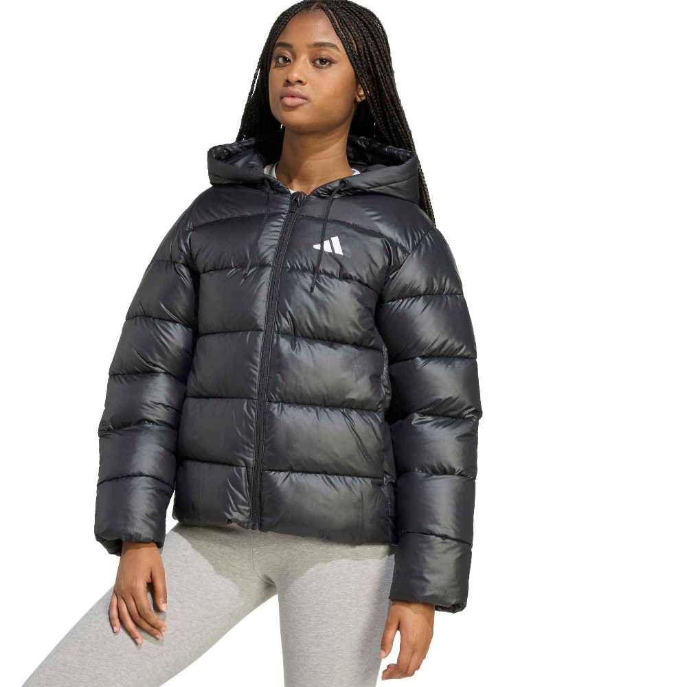 ADIDAS ESSENTIALS CLIMAWARM SYNTHETIC DOWN PUFFER HOODED JACKETS